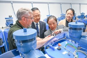 Chinese scientists tour University of Stirling’s research hub to explore aquaculture innovation